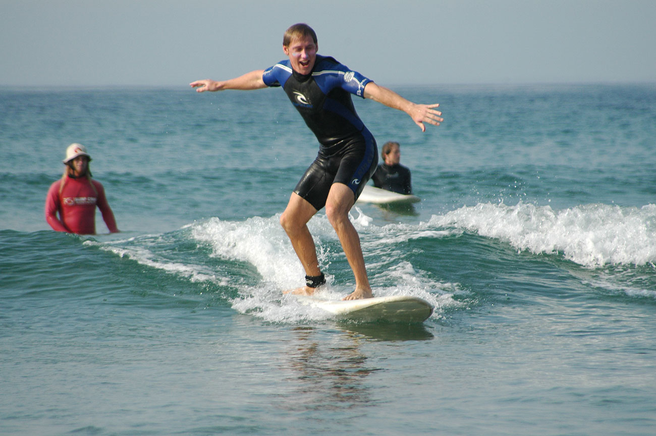 first surf.
